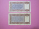 Albania Lot 2 X 100 Franga Banknotes ND 1939, First And Second Edition (5) - Albanien