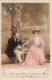 COUPLE - Dans Vos Beaux Yeux Brillants Je Vois Maître Flamme - Carte Postale Ancienne - Couples