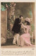 COUPLE - De Votre Fine Main J'admire La Blancheur - En La Pressant Sur Moi - Carte Postale Ancienne - Couples