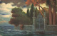 FANTAISIES - Portail - Mer -  Arbres  - Colorisé -  Carte Postale Ancienne - Autres & Non Classés