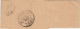 1897 - TYPE SAGE - BANDE ENTIER REPIQUAGE PRIVE ! BANQUE JORDAAN PARIS => SAINT CHAMOND (LOIRE) - Streifbänder