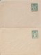 TYPE SAGE - 2 ENVELOPPES ENTIER NEUVES 116x76 - Buste Postali E Su Commissione Privata TSC (ante 1995)