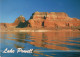 - A COLORFUL BUTTE VIEWED FROM PADRE BAY LAKE POWELL. ARIZINA. - Scan Verso - - Lake Powell