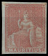 1858-62 MAURITIUS (no Value) RED BROWN SG. 30 MH. - Mauritius (...-1967)