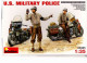 Figurines MiniArt  -  HARLEY DAVIDSON Et US MILITARY POLICE  - Ref  35085 - 1/35 - Figurine