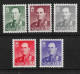 1962 NORWAY KING OLAF MNH 25Ø,35Ø,40Ø,50Ø,60Ø Mi.Nr. 471/75 - Unused Stamps