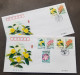 China Malaysia Joint Issue Rare Flowers 2002 Plant Flora Flower (joint FDC) *dual PMK - Lettres & Documents