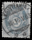 1872 NORWAY 2Sk Graublau. Mi.Nr. 17b. Cat €200 - Usados