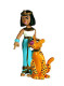 Figurine Cleopatre Panthere 1997 Plastoy Comme Neuf - Poppetjes - Plastic