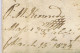 Ireland Military Leitrim 1829 Letter BALLINAMORE/83 Mileage To London Allowed Free Signed Major Kennedy 23rd Regt - Préphilatélie