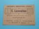 E. LASSALAS > Tapisserie, Ebénisterie, Literie ( Tél 46 ) Rue Damrémont PARIS ( Voir / Zie Scan ) ! - Visiting Cards