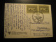 WIEN 16.6.1957 Postbus Post Bus 50 Year Anniversary Trip Cancel Postcard AUSTRIA Coach Autobus Autocar - Busses