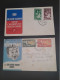 2 Oct 1950 ,1 Nov 1951 Health Stamps Send Children To Health Camps - Covers & Documents