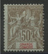 Grande Comore N° 19 COTE 65 € Neuf * (MH) 50ct Bistre Sur Azuré. TB - Unused Stamps