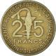 Monnaie, Communauté économique Des États De L'Afrique De L'Ouest, 25 Francs - Costa De Marfil