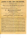 FACTURE.21.COTE D'OR.LAIGNES.PEPINIERES DE JEUNES PLANTS POUR REBOISEMENT.F.BOUQUINAT PEPINERISTE-SYLVICUTEUR.TARIF 1896 - Agricultura