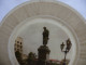 Vintage Soviet USSR Plastic Dish Souvenir Plate Moscow Pushkin Monument #1571 - Portate