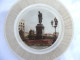 Delcampe - Vintage Soviet USSR Plastic Dish Souvenir Plate Moscow Pushkin Monument #1571 - Dishes