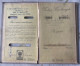 PASSPORT,PASSEPORT,1951,USED,DEUTSCHLAND,UNITED KINGDOM,FRANCE,ITALIA,OSTERREICH,SUISSE,VISA AND FISCAL - Historical Documents