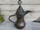 Delcampe - Large Islamic Arabian Turkish Copper Dallah Tea Coffee Pot - Arte Oriental