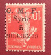 Syrie #28b,1920 5m/10c Semeuse Camée De France Surcharge Renversé Neuf**/MNH (c.170€), TB ( Liban Syria - Nuevos