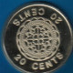 SOLOMON ISLANDS 20 CENTS ARTEFACT FRONT QEII HEAD 1ST PORTRAIT BACK 1979  KM5 PROOF READ DESCRIPTION CAREFULLY !!! - Salomonen