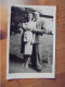RPPC Carte Photo Circa 1950. Italia (née Cordovado) Roussy Avec Son Pere - Genealogy