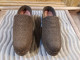 Delcampe - Ancienne Paire De Sabot Enfant En Toile XIXème / Sables D'Olonne Art Populaire - Shoes