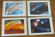 Halley's Comet 1986 Great Britain FDC's Set Of 4 PHQ  Maximum Stamp Cards All With Different Special Postmarks - Cartas Máxima