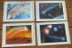 Halley's Comet 1986 Great Britain FDC's Set Of 4 PHQ  Maximum Stamp Cards All With Different Special Postmarks - Carte Massime