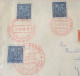 Böhmen & Mähren 1939, Neratovice. Registered Cover With Multiple Cancels - Interesting - Briefe U. Dokumente