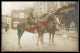 Photo Carte Militaires à Cheval- Mercerie Vve Claude. ( à Localiser) Guerre 1914-18.  Envoyée à Sore (Landes)   2 Scans. - 1914-18