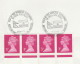 1989 INDIA & NEPAL FLAGS Cover  ROYAL VISIT EVENT British Forces GB Stamps Flag - Omslagen