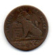 BELGIUM, 1 Centime, Copper, Year 1847, KM # 1.2 - 1 Centime