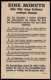 1944-45 ALLIED PROPAGANDA LEAFLET - EINE MINUTE DIE DIR DAS LEBEN RETTEN KANN ONE MINUTE THAT CAN SAVE YOUR LIFE ZG.84 K - Documenti