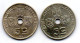 BELGIUM - Set Of Two Coins 5 Centimes, Nickel-Brass, Year 1938, 1939, KM #110.1, 111, French & Dutch Legend - 5 Centimos