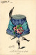 PC ARTIST SIGNED, L. ROBERT, GLAMOUR LADY, HUGE HAT, Vintage Postcard (b49397) - Robert