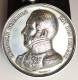 1817 LEOPOLD PREMIER - ROI DES BELGES ( F.BRAEMT )  MEDAILLE COMMEMORATIVE  ARGENT MASIEF - ZILVER 52 MM DIAM   4 SCANS - Autres & Non Classés