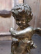 Delcampe - Angelot Cupidon Métal Régule Ou Bronze Argenté. - Metall