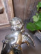 Delcampe - Angelot Cupidon Métal Régule Ou Bronze Argenté. - Metallo