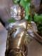 Delcampe - Angelot Cupidon Métal Régule Ou Bronze Argenté. - Métal