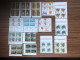 LOT DE 84 BLOCS DE QUATRE + 4 FEUILLETS LIECHTENSTEIN + Sachet Timbres Divers - Sammlungen