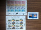 Delcampe - LOT DE 84 BLOCS DE QUATRE + 4 FEUILLETS LIECHTENSTEIN + Sachet Timbres Divers - Collections