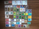 Delcampe - LOT DE 84 BLOCS DE QUATRE + 4 FEUILLETS LIECHTENSTEIN + Sachet Timbres Divers - Collections