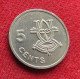 Solomon Islands 5 Cents 1981 KM# 3 Lt 1465 *VT Salomon Salomão - Solomon Islands