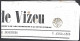 1869 PORTUGAL  “Jornal De Viseu Datado De 11.12.1869 Com Selo De 5 Reis D. Luís I, Fita Curva, Denteado, MF19  - Sonstige & Ohne Zuordnung