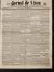 1869 PORTUGAL  “Jornal De Viseu Datado De 11.12.1869 Com Selo De 5 Reis D. Luís I, Fita Curva, Denteado, MF19  - Sonstige & Ohne Zuordnung