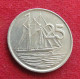 Cayman Islands 25 Cents 1987 KM# 90 Lt 1474 *VT Iles Caymans Caiman Caimão Cent - Kaaiman Eilanden