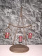 CHANDELIER OU BOUGEOIR ORIGINAL UNIQUE  ET ARTISANAL REPRESENTANT UN COMPAS  3 BOUGIES - Candelabri E Candelieri