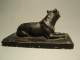 Delcampe - Ancienne Sculpture Chien Boxer Bouledogue Début XXème Sculpteur Animalier Charles Chivot (1866-1941) - Plâtre